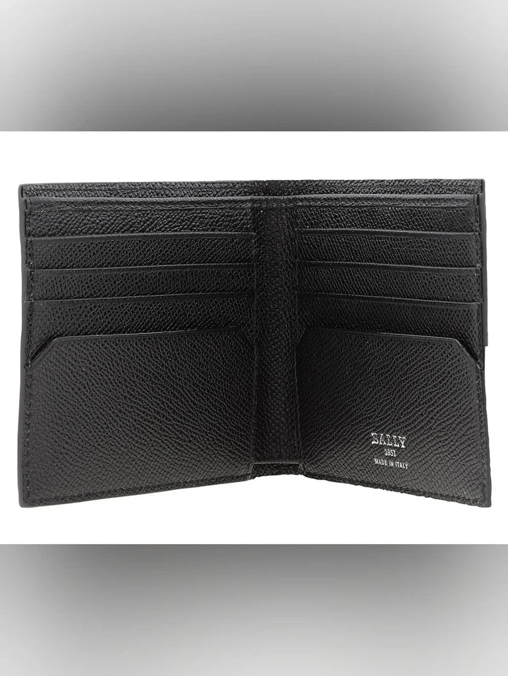 Bally Men's Brasai Leather Wallet in Black 8cc 603743